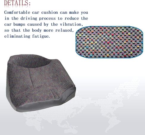 Driver Side Bottom Replacement Seat Cover Fabric Cloth Perforated Compatible with Dodge Ram 1500 2500 3500 4500 5500 1998 1999 2000 2001 2002 in Saudi Arabia