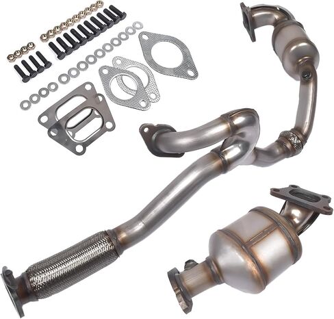 Catalytic Converters with Gasket Replacement for Cadillac SRX 3.0L V6 GAS DOHC 2010-2011 10H41324 10H41323 in Saudi Arabia