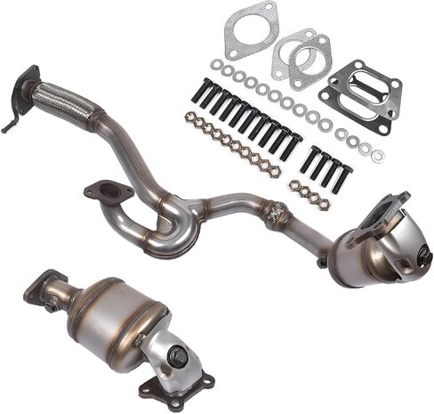 Catalytic Converters with Gasket Replacement for Cadillac SRX 3.0L V6 GAS DOHC 2010-2011 10H41324 10H41323 in Saudi Arabia
