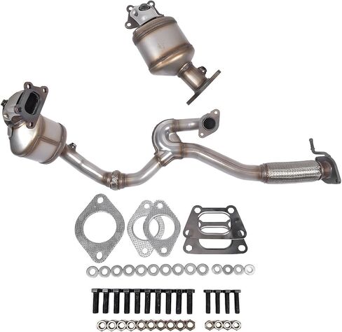 Catalytic Converters with Gasket Replacement for Cadillac SRX 3.0L V6 GAS DOHC 2010-2011 10H41324 10H41323 in Saudi Arabia
