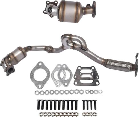 Catalytic Converters with Gasket Replacement for Cadillac SRX 3.0L V6 GAS DOHC 2010-2011 10H41324 10H41323 in Saudi Arabia