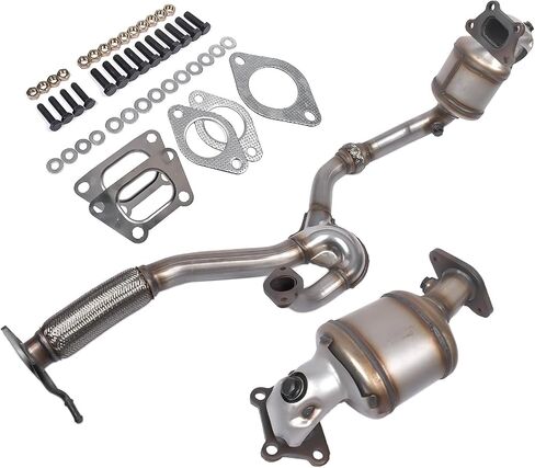 Catalytic Converters with Gasket Replacement for Cadillac SRX 3.0L V6 GAS DOHC 2010-2011 10H41324 10H41323 in Saudi Arabia