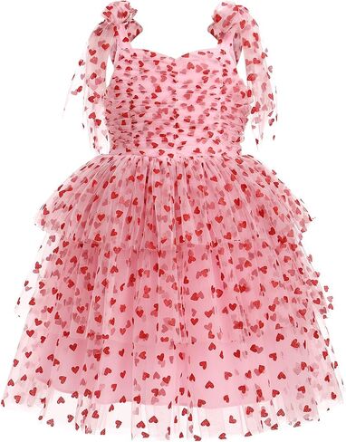 Imekis Toddler Kids Girls Birthdy Dress Tulle Tulle Tulled Tutu Dresses Tea Party Photo Shoot 4-10t in Saudi Arabia