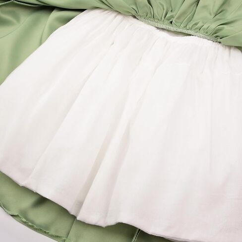 Jerrisapparel Girls Satin Saleveless a-line dress barge back back cleam cleam princess prody party in Kuwait