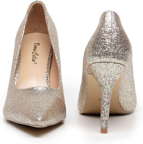VenusCelia Women's Rokoko Pump Stiletto Heel Shoe in Saudi Arabia