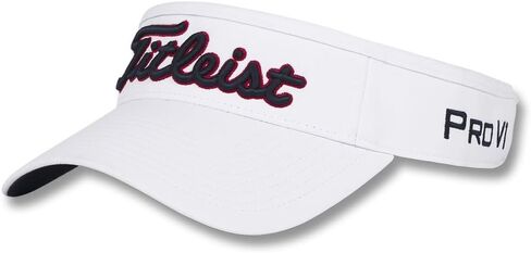 Titleist Performance Golf Visor White/Red/Blue One Size Fits Most in Saudi Arabia