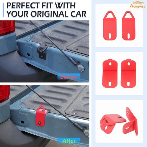 Tailgate Tie Down Anchor Bed Cleat Compatible with Ford Maverick 2022-2025 Heavy Duty Truck Tailgate Bed Tie Down Anchors Rings Trailers Hook Cargo Bolt Pickups Load Anchor Replacement Accessories in Saudi Arabia