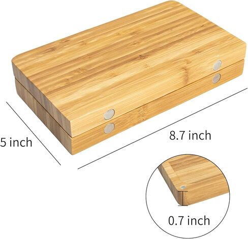 Elegant Bamboo Storage Box with Removable Tray and Glass Jars - Perfect for Tea, Coffee, and Small Items Stylish Decorative Organizer with Magnetic Lid - Ideal Gift for Home or Office Use in Kuwait