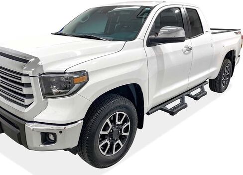 APS Drop Steps Running Boards متوافقة مع Toyota Tundra 2007-2021 Cab Extended Cab | 304 خطوات جانبية من الفولاذ المقاوم للصدأ NERF أشرطة | مكافحة الانزلاق | 500 رطل السعة | ضمان لمدة 5 سنوات in Saudi Arabia