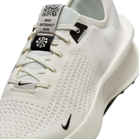 Nike Interact Run Se Men's Road Running Shoes (HF4246-102 ، Sail/White/Platinum Tint/Black) Size 8.5 in Saudi Arabia