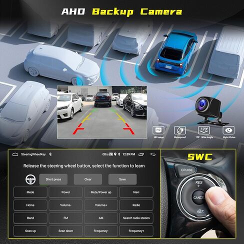 [8-Core 4+64G] ستيريو سيارة Ohradio Android 13 لسيارة Subaru Forester Impreza WRX STI 2008-2012، راديو CarPlay اللاسلكي Android Auto، شاشة لمس 9 بوصات راديو السيارة GPS Mirror Link WiFi كاميرا احتياطية BT FM RDS in Saudi Arabia