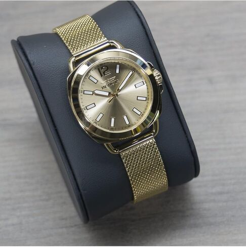 Invicta Lady's Wildflower 32mm Stainless Steel Quartz Watch, Silver (Model: 46337) in Kuwait