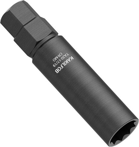 10 Spline Lug Nut Socket, Replacement for TA20-17/19, Compatible with Bimecc 10 Spline Lug Key, for Removing 10 Point Lug Nut Key for Truck Large SUV with 13/16 and 7/8 Hex Drive, CR-MO in Saudi Arabia