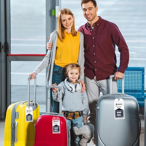 50-Pack Cruise Luggage Tags for Travel Must-Have on Cruises, Compatible with NCL, Princess, Carnival, and Royal Caribbean (Cruise Necessities) in Saudi Arabia