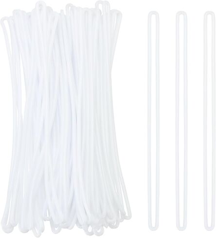 حلقات علامة الأمتعة Patikil ، 50 PVC PVC LOGGAGE LOOP LOOP LOOPS TAG LOOPS ALGAGE TAG ROOPS WORM TAGERS FOR in Saudi Arabia