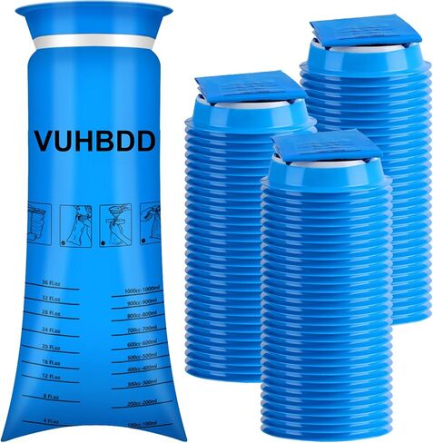 Vomit Bags Disposable - 60 Pack - 1000ml Portable Emesis Bags - Leak Resistant - Medical Grade Aircraft Sickness Car Travel Sickness Pregnant Women Children (60 Pack) in Saudi Arabia