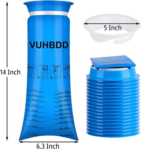 Vomit Bags Disposable - 60 Pack - 1000ml Portable Emesis Bags - Leak Resistant - Medical Grade Aircraft Sickness Car Travel Sickness Pregnant Women Children (60 Pack) in Saudi Arabia
