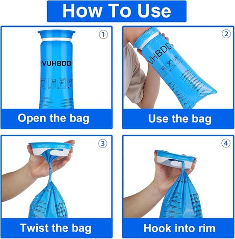 Vomit Bags Disposable - 60 Pack - 1000ml Portable Emesis Bags - Leak Resistant - Medical Grade Aircraft Sickness Car Travel Sickness Pregnant Women Children (60 Pack) in Saudi Arabia