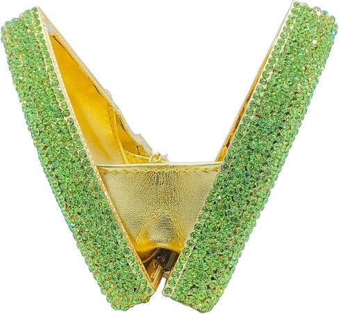 Novelty 3D Pizza Shape Women Crystal Clutch Evening Bag Party Prom Dinner Rhinestone Clutch Purses and Handbags,Mini in Kuwait