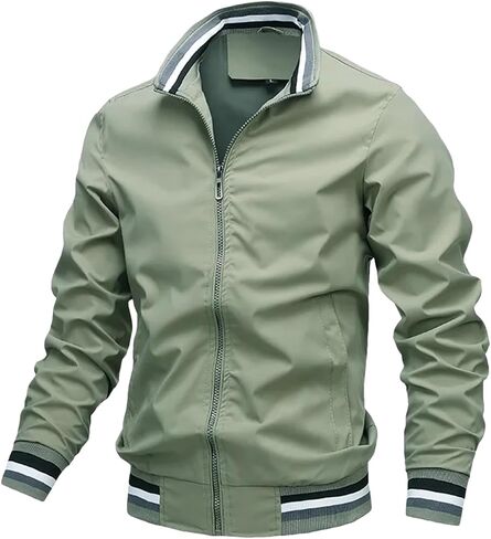 Men's Windbreak Bomber Jackets Spring Summer Man Casual Outdoors Sports Jacket For Men Coats Male Thin Clothing in Saudi Arabia