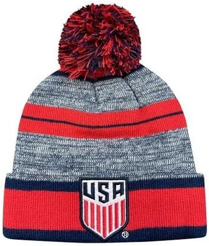 Icon Sports FC Barcelona Logo Life Team Pom Beanie باللون الأزرق in Saudi Arabia