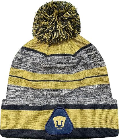 Icon Sports FC Barcelona Logo Life Team Pom Beanie باللون الأزرق in Saudi Arabia