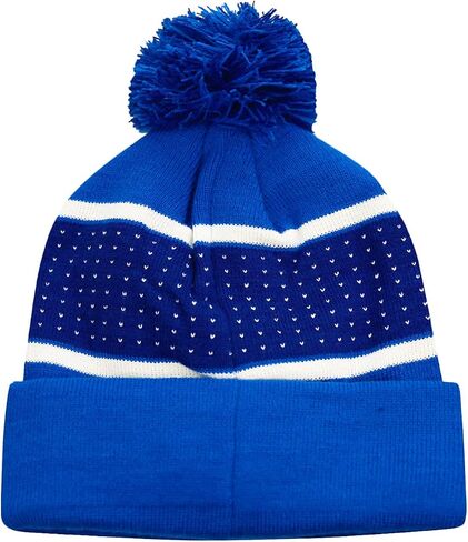 Icon Sports FC Barcelona Logo Life Team Pom Beanie باللون الأزرق in Saudi Arabia