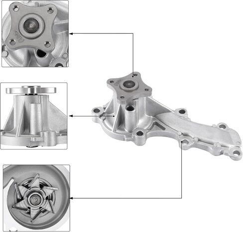 AW9416 Water Pump (1.8L L4 Only) For Nissan Sentra 2000 2001 2002 2003 2004 2005 2006,Almera 2001 2002 2003 2004 2005 131-2294 1501730 29349 in Saudi Arabia