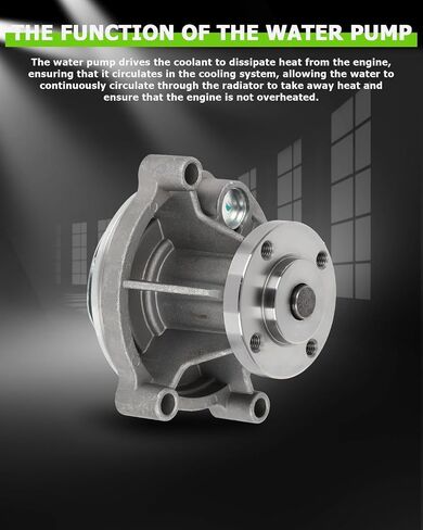 SCITOO Engine Water Pump Compatible with For Ford Crown Victoria,For Ford Mustang,For Lincoln Town Car,For Mercury Grand Marquis,For Mercury Marauder- Replace# AW4128 F3LY8501A in Saudi Arabia