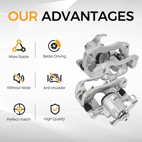 PAROD 18B5081 18B5080 Rear Brake Caliper Fit for 2008-2011 Chrysler Town & Country, 2008-2012 Dodge Grand Caravan, 2012 Ram C/V, 2009-2012 VW Routan in Saudi Arabia