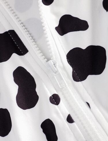 أزياء RCP-Halloween للبنات Boys Kid's Black رصدت الكلب الرمز البريدي بذلة دلماسية لطيفة مع ذيل 6-7 سنوات in Kuwait