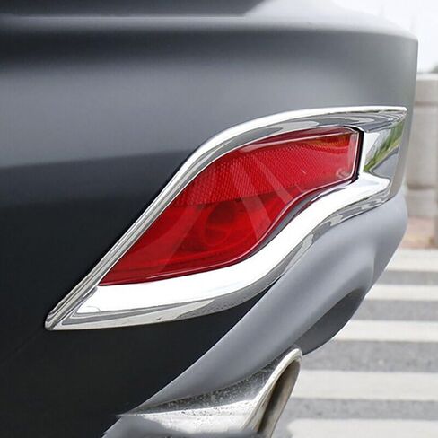 Car Accessories Fit For honda CRV CR-V 2017 2018 2019 ABS Chrome Exterior Rear Fog Light Lamp Cover Trim 2PCS Set in Saudi Arabia