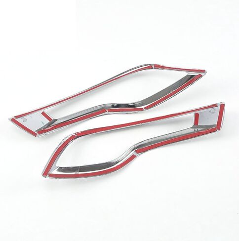 Car Accessories Fit For honda CRV CR-V 2017 2018 2019 ABS Chrome Exterior Rear Fog Light Lamp Cover Trim 2PCS Set in Saudi Arabia
