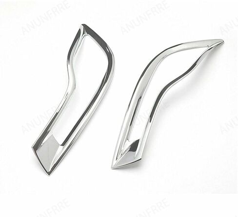 Car Accessories Fit For honda CRV CR-V 2017 2018 2019 ABS Chrome Exterior Rear Fog Light Lamp Cover Trim 2PCS Set in Saudi Arabia