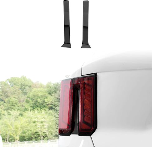 YouToocar 2pcs Light Light Coverns Trim متوافق مع Kia Sorento 2024-2025 الملحقات (أسود لامع) in Kuwait