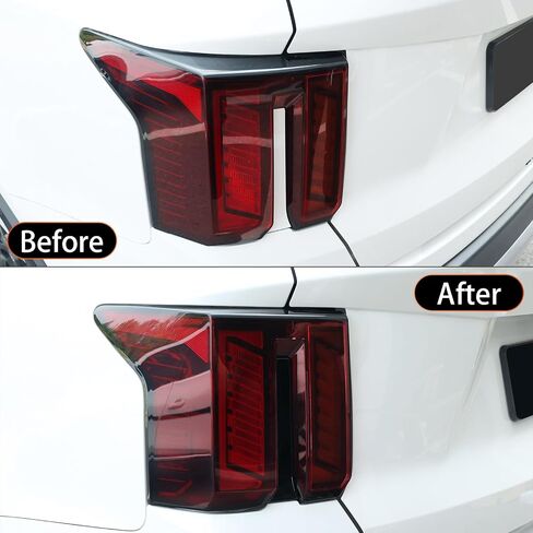 YouToocar 2pcs Light Light Coverns Trim متوافق مع Kia Sorento 2024-2025 الملحقات (أسود لامع) in Kuwait