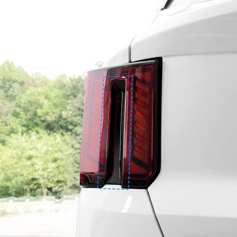 YouToocar 2pcs Light Light Coverns Trim متوافق مع Kia Sorento 2024-2025 الملحقات (أسود لامع) in Kuwait