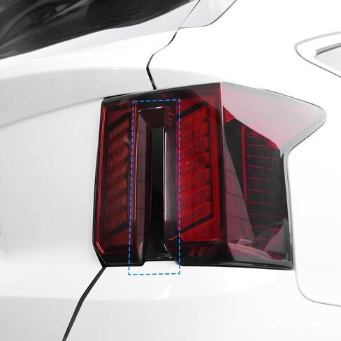 YouToocar 2pcs Light Light Coverns Trim متوافق مع Kia Sorento 2024-2025 الملحقات (أسود لامع) in Kuwait