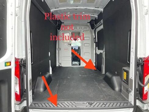Rezaw-Plast Cargo Mat Compatible with 2015-2025 Ford Transit Floor Mat /131.5in Cargo Length & 148WB/ Custom Fit Heavy Duty Bed Liner 1/8 Thickness Black in Saudi Arabia