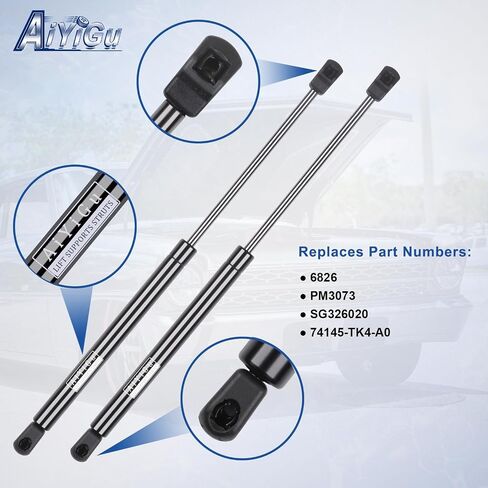 الدعامات الأمامية الدعامات الصدمات تدعم Gas Springs 6826 متوافق مع Acura TL 2009 2010 2011 2012 2013 ، استبدال PM3073 ، SG326020 ، حزمة 2 in Saudi Arabia