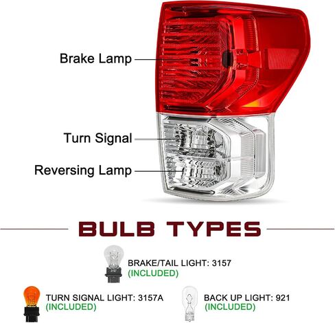 تناسب مجموعة Jsboyat Tail Light Assembly للفوز 2010-2013 in Kuwait