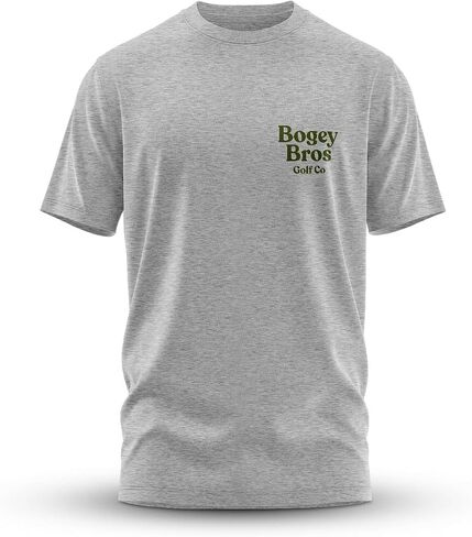 Bogey Bros T Shirt for Men – Athletic Fit Golf Tee, Stretch 60% Cotton 40% Polyester, Lightweight 4.3 oz, Tagless in Saudi Arabia