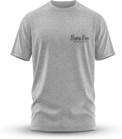 Bogey Bros T Shirt for Men – Athletic Fit Golf Tee, Stretch 60% Cotton 40% Polyester, Lightweight 4.3 oz, Tagless in Saudi Arabia