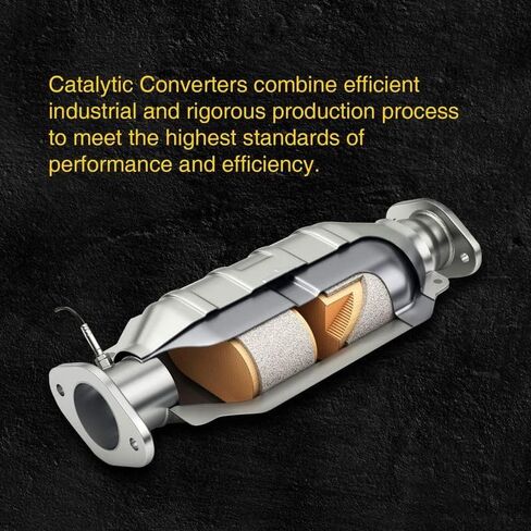 Catalytic Converter, 645428 Stainless Steel Catalytic Converter Replacment for Dakota 2004-2010,High Flow Catalytic Converter(EPA Compliant) in Kuwait
