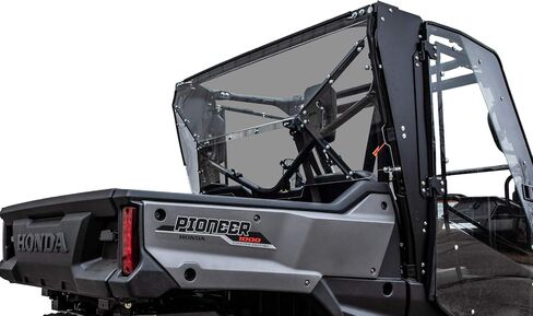 الزجاج الأمامي الخلفي Superatv Light Forshield لعام 2016+ Honda Pioneer 1000-5 | 1/4 بوصة البولي الكربوني السميكة أقوى 250 مرة من الزجاج in Saudi Arabia