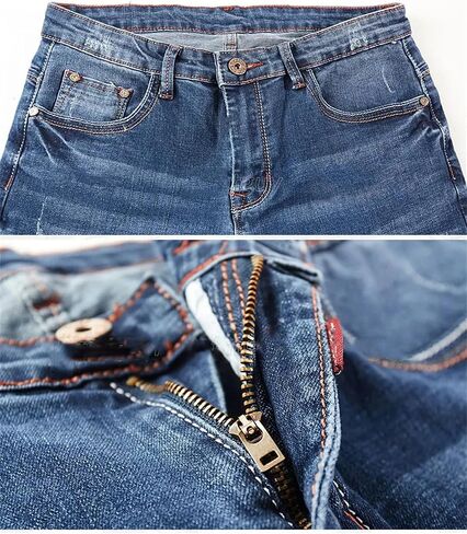 Men's Slim Fit Denim Long Sleeve Jacket + Pants Business Casual 2-Piece Jeans Sets in Saudi Arabia