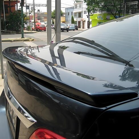 Rear Trunk Spoiler Wing with Light Fit for Nissan Sentra 2013-2019 FE+ S/NISMO/S/SL/SR/SV Gloss Black Sport Style Decklid Lip Exterior Accessories in Saudi Arabia