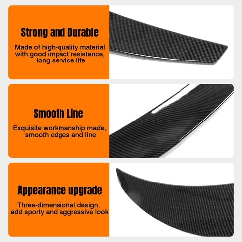 Trunk Spoiler Compatible with 2020-2025 Toyota Corolla Sedan, ABS Plastic Painted Gloss Black IKON Style Rear Trunk Tail Lid Racing Spoiler Wing in Saudi Arabia