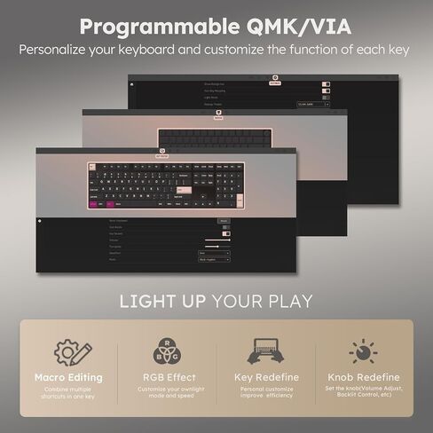 لوحة مفاتيح ميكانيكية سلكية RK ROYAL KLUDGE R87 Pro مع مقبض قابل للتبديل السريع، لوحة مفاتيح ألعاب بإضاءة خلفية 75% RGB و88 مفتاحًا، لوحة مفاتيح مخصصة مثبتة بحشية TKL مع QMK/VIA ومفتاح كريمي خطي in Kuwait