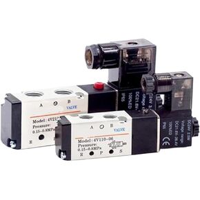 1PCS 4V210-08 24v Solenoid Valve electronmagnetic 4V210-08-10 24DC 4V410-15 4V110-06 AC220v DC12v AC24v(4V310-10 DC24) in Saudi Arabia